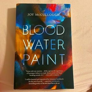Brand new “Blood Water Paint” book by Joy McCullough.